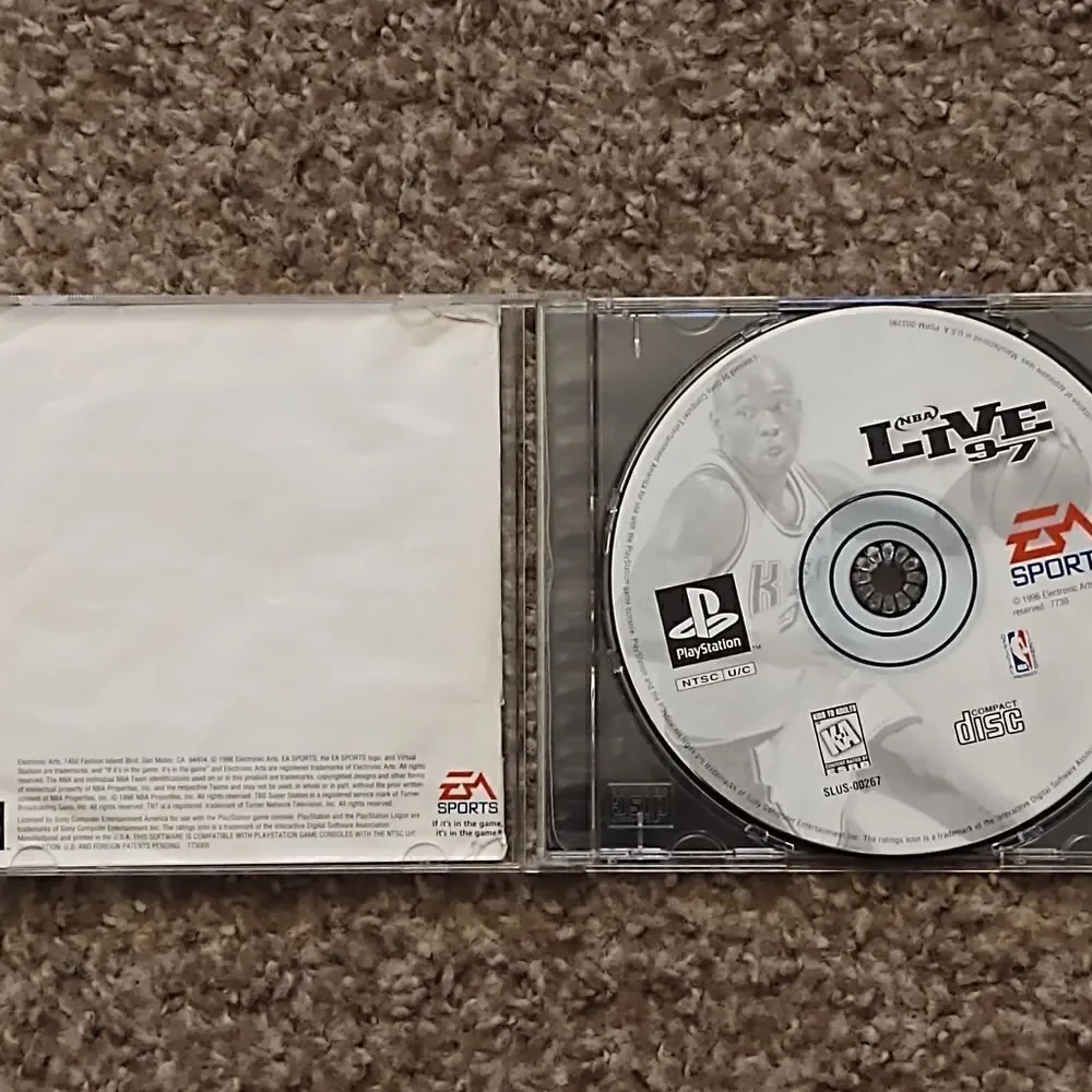 NBA Live 97 on Playstation 1, PRE-OWNED